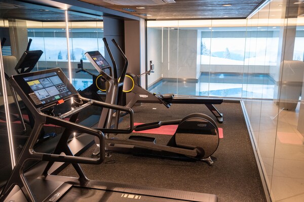 Foto van Elegant appartement met balkon 5 personen/2 slaapkamers – Megève Centrum - gym