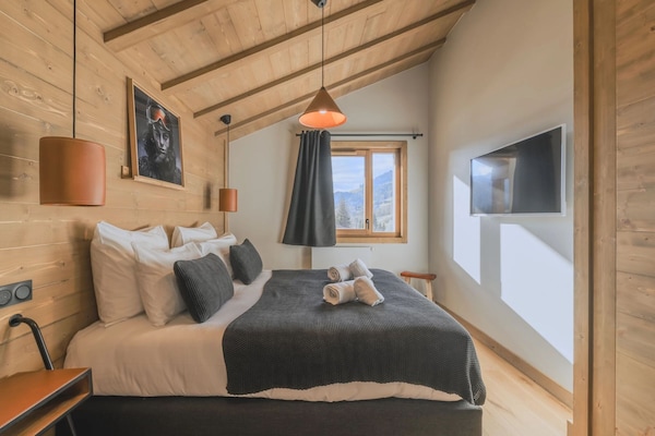 Foto van 6-persoonsappartement nabij Megève Spa - Vakantiehuis in MEGEVE - BedRoom