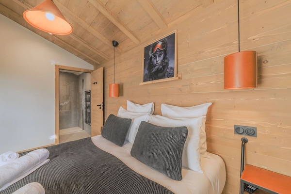 Foto van 6-persoonsappartement nabij Megève Spa - Vakantiehuis in MEGEVE - BedRoom