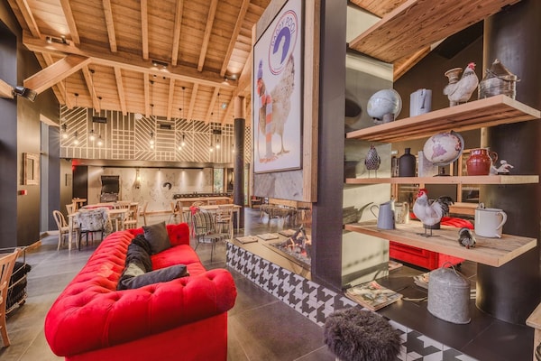 Foto van Appartement in de residentie L'Éclat des Véria - Vakantiehuis in MEGEVE - LivingRoom