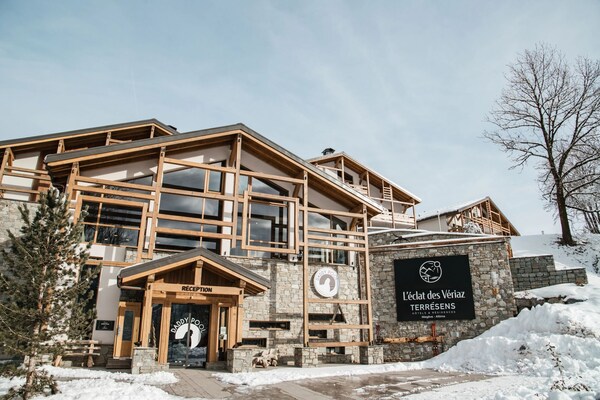 Foto van Appartement in de residentie L'Éclat des Véria - Vakantiehuis in MEGEVE - ExteriorWinter