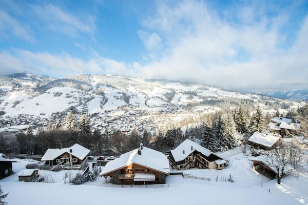 Foto van Residentie Neige D'arbois - Vakantiehuis in MEGEVE - ExteriorWinter