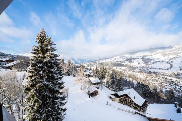 Foto van Residentie Neige D'arbois - Vakantiehuis in MEGEVE - ExteriorWinter
