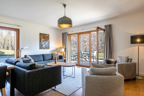 Foto van Charmant Alpen Appartement - Vakantiehuis in Abondance - LivingRoom