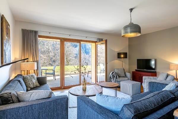 Foto van Charmant Alpen Appartement - Vakantiehuis in Abondance - LivingRoom