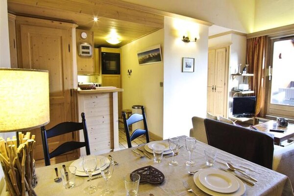Foto van Appartement in Chamonix met Mont Blanc Uitzicht - Vakantiehuis in CHAMONIX MONT BLANC - DiningRoom
