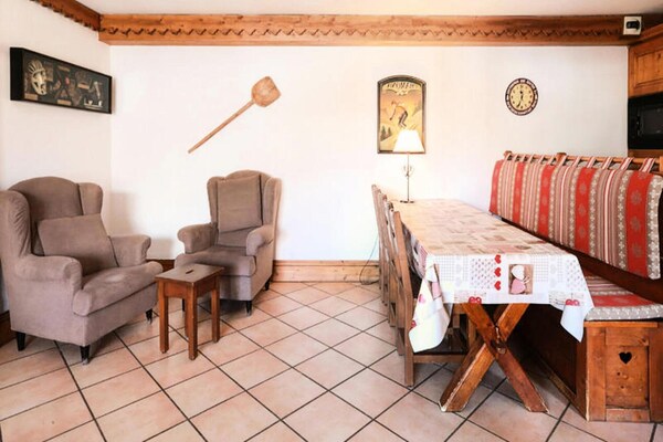 Foto van Appartement met 3 slaapkamers - Vakantiehuis in CHAMONIX MONT BLANC - LivingRoom