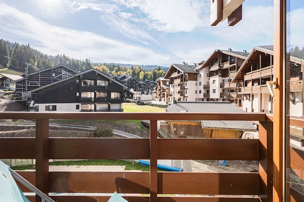 Foto van Gezellig appartement in de bergen in Morillon - Vakantiehuis in Morillon - TerraceBalcony