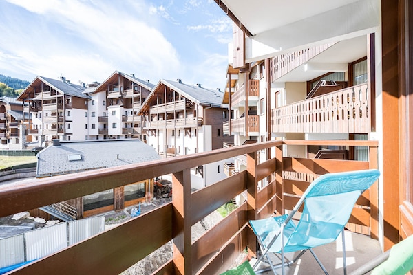 Foto van Gezellig appartement in de bergen in Morillon - Vakantiehuis in Morillon - TerraceBalcony
