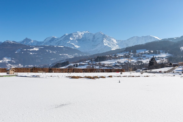 Foto van Chalet in Combloux met Mont-Blanc Uitzicht - Vakantiehuis in COMBLOUX - AreaWinter5KM