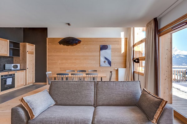 Foto van Chalet in Combloux met Mont-Blanc Uitzicht - Vakantiehuis in COMBLOUX - LivingRoom
