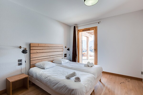 Foto van Chalet in Combloux met Mont-Blanc Uitzicht - Vakantiehuis in COMBLOUX - BedRoom