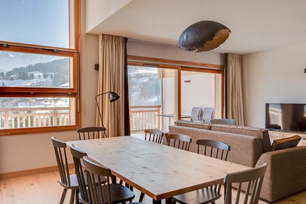 Foto van Chalet in Combloux met Mont-Blanc Uitzicht - Vakantiehuis in COMBLOUX - DiningRoom