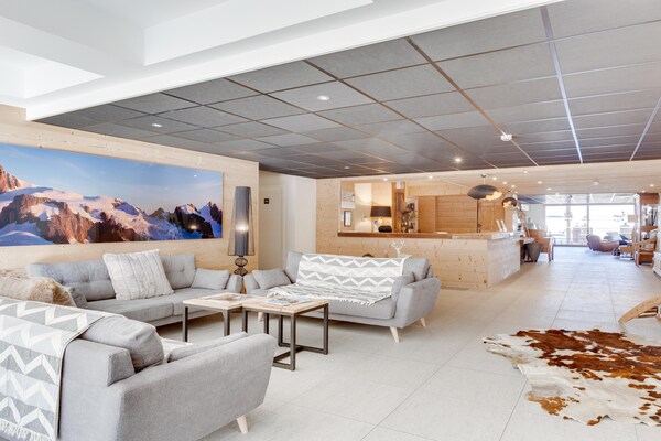 Foto van Appartement in Combloux met Mont Blanc Uitzicht - Vakantiehuis in COMBLOUX - HallReception