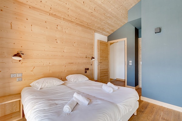 Foto van Appartement in Combloux met Mont Blanc Uitzicht - Vakantiehuis in COMBLOUX - BedRoom
