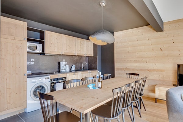 Foto van Appartement in Combloux met Mont Blanc Uitzicht - Vakantiehuis in COMBLOUX - Kitchen