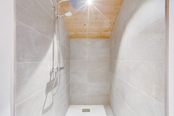 Foto van Appartement in Combloux met Mont Blanc Uitzicht - Vakantiehuis in COMBLOUX - BathRoom