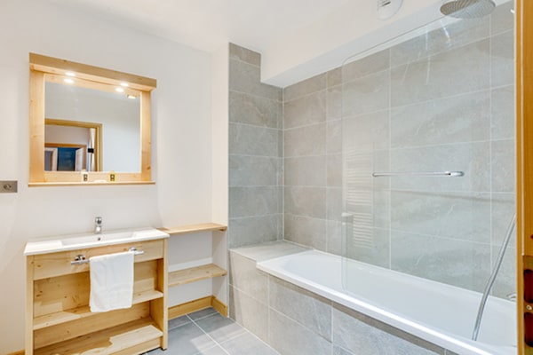 Foto van Appartement in Combloux met Mont Blanc Uitzicht - Vakantiehuis in COMBLOUX - BathRoom