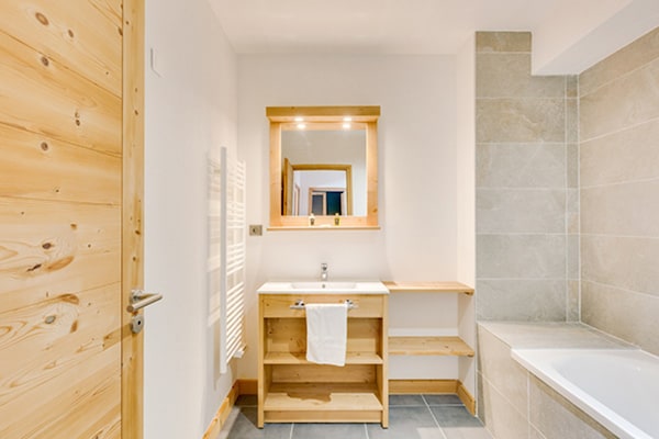 Foto van Appartement in Combloux met Mont Blanc Uitzicht - Vakantiehuis in COMBLOUX - BathRoom