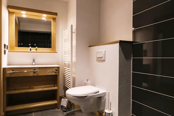 Foto van Appartement in Combloux met Mont Blanc Uitzicht - Vakantiehuis in COMBLOUX - BathRoom