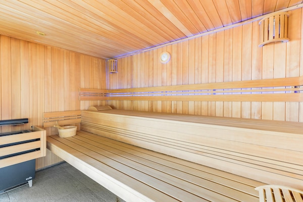 Foto van Appartement in Combloux met Mont Blanc Uitzicht - Vakantiehuis in COMBLOUX - Wellness