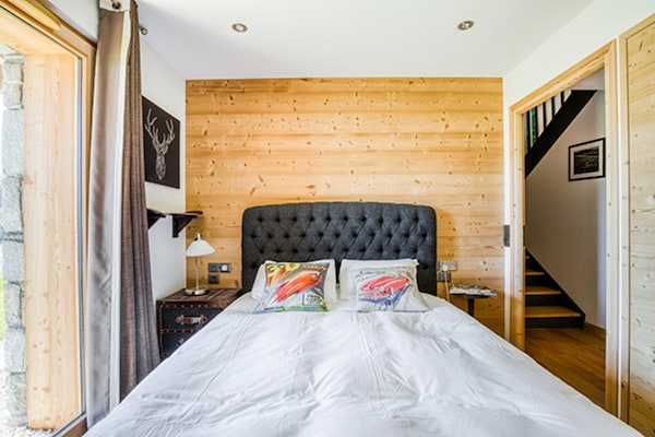 Foto van Chalet in Combloux met Mont-Blanc Uitzicht - Vakantiehuis in COMBLOUX - BedRoom