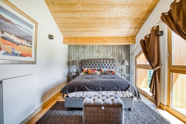 Foto van Chalet in Combloux met Mont-Blanc Uitzicht - Vakantiehuis in COMBLOUX - BedRoom