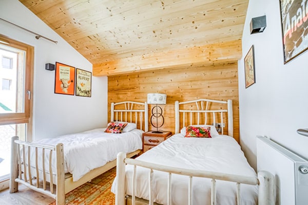 Foto van Chalet in Combloux met Mont-Blanc Uitzicht - Vakantiehuis in COMBLOUX - BedRoom