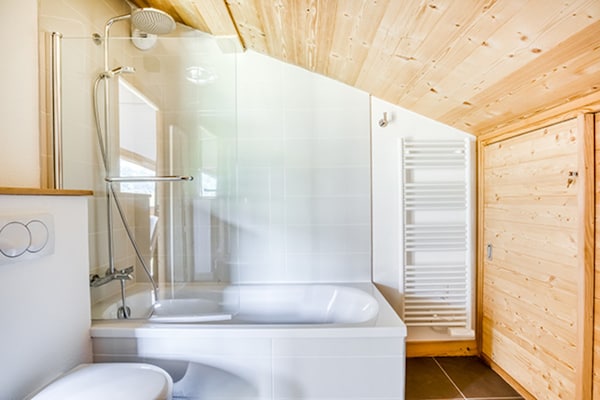Foto van Chalet in Combloux met Mont-Blanc Uitzicht - Vakantiehuis in COMBLOUX - BathRoom