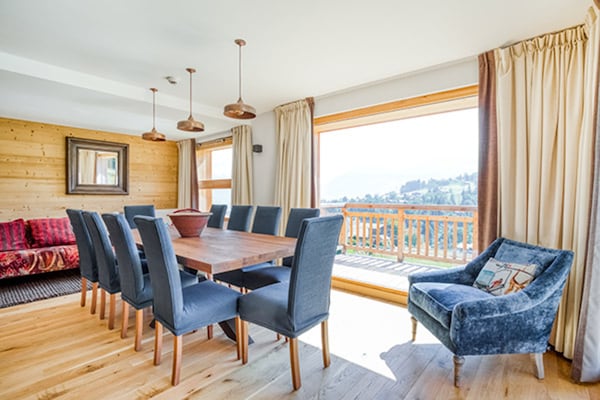 Foto van Chalet in Combloux met Mont-Blanc Uitzicht - Vakantiehuis in COMBLOUX - DiningRoom