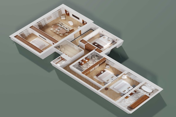Foto van Luxe appartement / Airconditioning - 4 slaapkamers / 8 plaatsen - Bastille - Untagged
