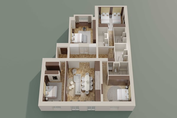 Foto van Luxe appartement met airconditioning - 10 personen/4 slaapkamers - Arc de Triomphe - Untagged