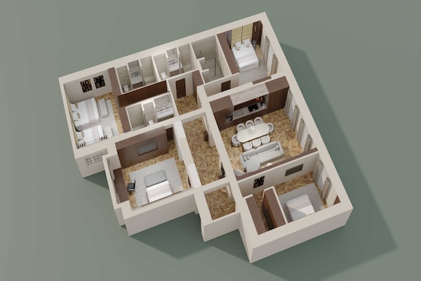 Foto van Luxe appartement met airconditioning - 10 personen/4 slaapkamers - Arc de Triomphe - Untagged