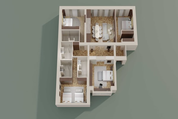 Foto van Luxe appartement met airconditioning - 10 personen/4 slaapkamers - Arc de Triomphe - Untagged