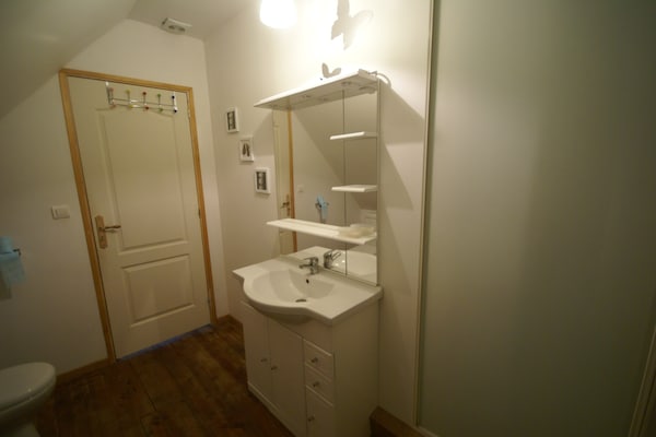 Foto van Cottage in Flainville bij Normandische kust - Vakantiehuis in Le Bourg-Dun - BathRoom