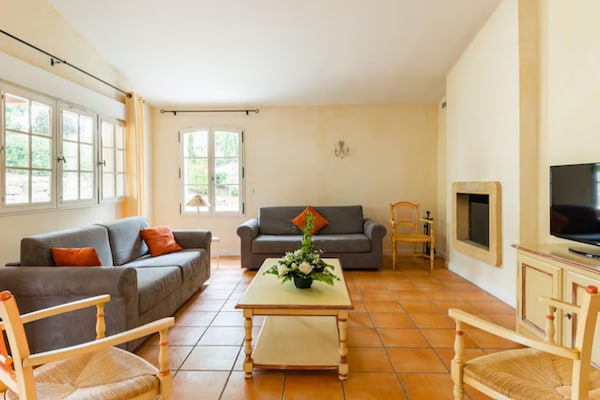 Foto van Duplexwoning voor 6 personen met zwembad - Vakantiehuis in Fayence - LivingRoom