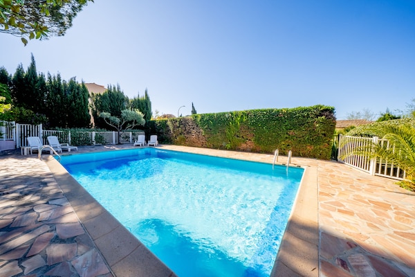 Foto van 2-slaapkamerappartement in een residentie met zwembad - Saint-Tropez - Untagged