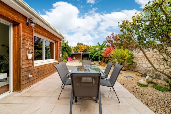 Foto van Mooi huis met grote tuin - Vakantiehuis in Châtellerault - TerraceBalcony