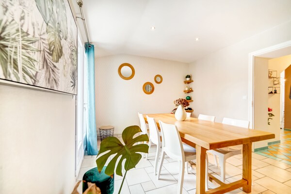 Foto van Mooi huis met grote tuin - Vakantiehuis in Châtellerault - DiningRoom
