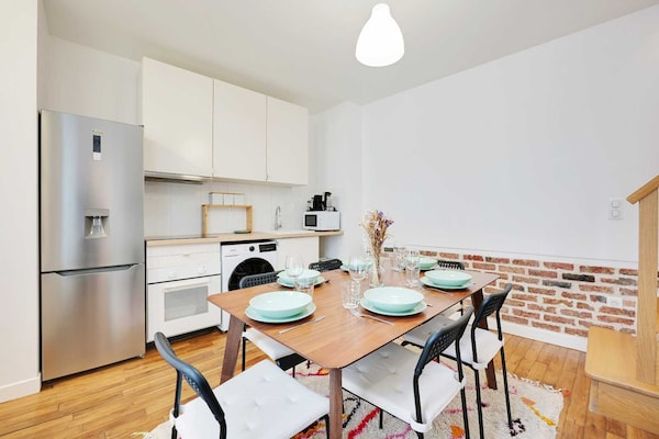 Foto van 3BR 6P Modern huis met AC - Vakantiehuis in Asnières-sur-Seine - 