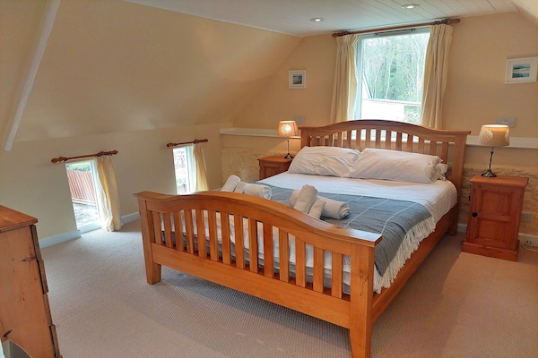 Foto van Cottage in Devon met privébubbelbad - Vakantiehuis in Bovey Tracey - BedRoom