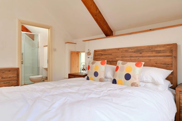 Foto van Dorpshuis met uitzicht op zee - Vakantiehuis in Portloe - BedRoom