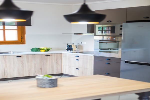 Foto van Villa in Adele met zwembad en olijfboomzicht - Vakantiehuis in Adèle - Kitchen