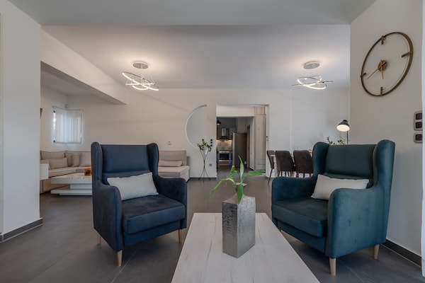 Foto van Luxe villa in de stad Rethymno - Vakantiehuis in Rethymno Town - LivingRoom