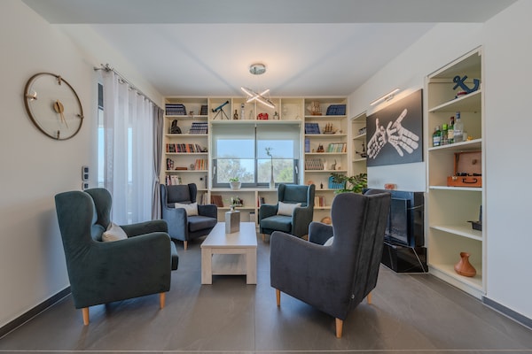 Foto van Luxe villa in de stad Rethymno - Vakantiehuis in Rethymno Town - LivingRoom