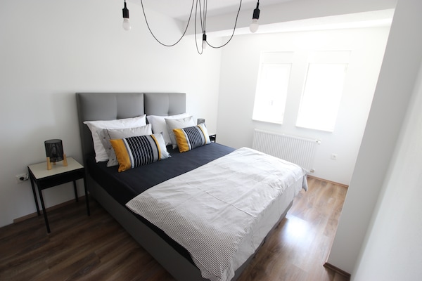 Foto van Luxe appartement | Zeezicht & privéterrassen - Vakantiehuis in Seline - BedRoom