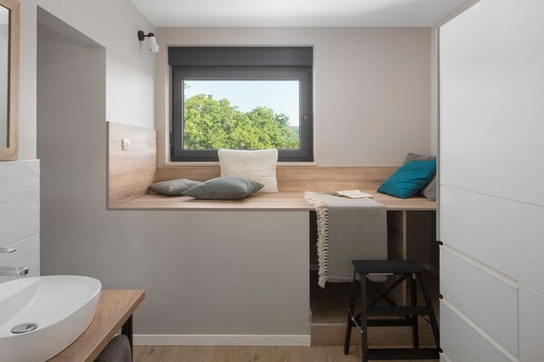 Foto van Stijlvolle villa met zwembad - Vakantiehuis in Labin - BathRoom