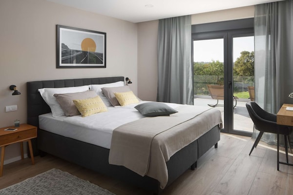 Foto van Stijlvolle villa met zwembad - Vakantiehuis in Labin - BedRoom