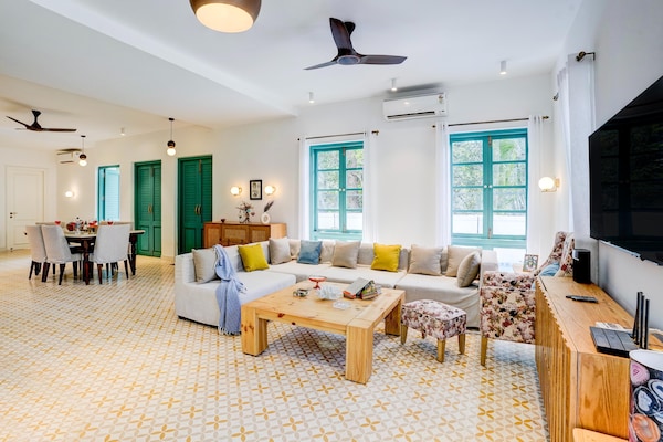 Foto van Villa in Goa bij Morjim Strand - Vakantiehuis in Goa - PoolOfHouse