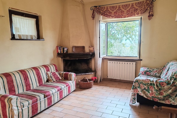 Foto van Appartement in Umbrië bij wijngaarden - Vakantiehuis in Giano Dell'umbria - LivingRoom